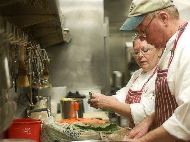 Chefs Bill Smith and Liz Shirey capital hotel, bill smith, liz shirey